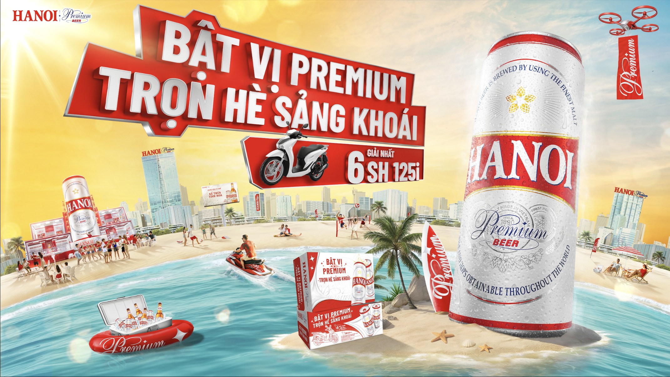 Bùng nổ mùa hè 2025 cùng Hanoi Premium với Chương trình “Bật Vị Premium - Trọn Hè Sảng Khoái"