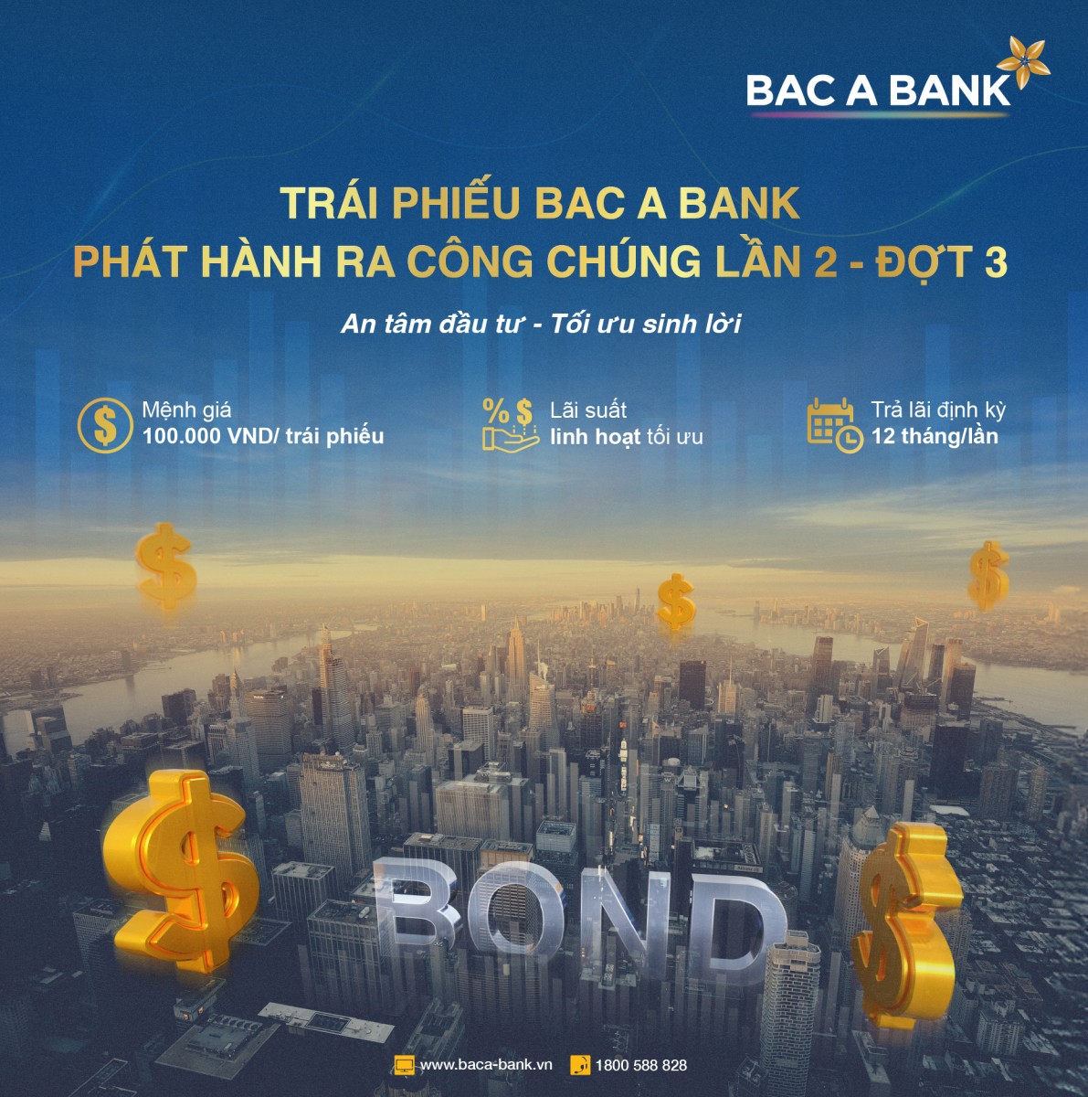 Trái phiếu BAC A BANK giải pháp tài chính "2 trong 1"