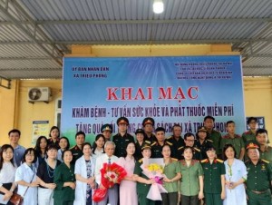 Tri ân vùng đất lịch sử: Hành trình y tế thiện nguyện về Triệu Phong