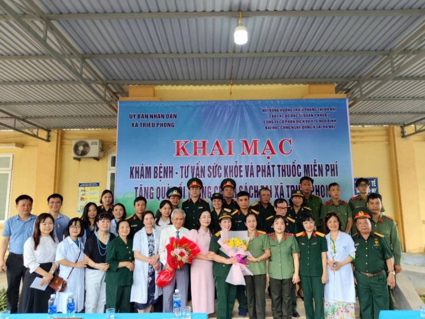 Tri ân vùng đất lịch sử: Hành trình y tế thiện nguyện về Triệu Phong