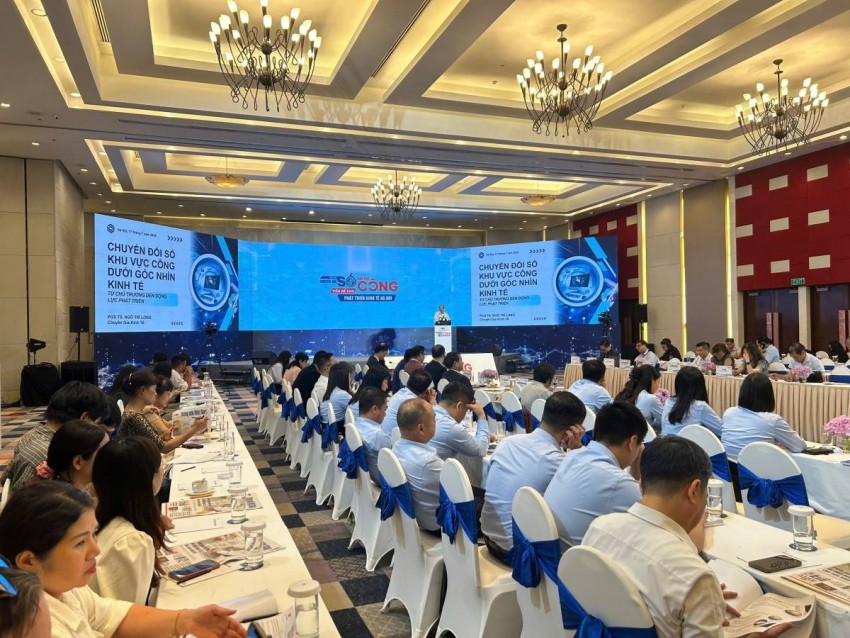 Toàn cảnh Diễn đàn “Chuyển đổi số khu vực công – Tiền đề cho phát triển kinh tế xã hội”