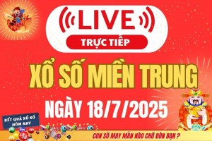 TRỰC TIẾP: Kết quả Xổ số miền Nam hôm nay 18/7/2025 - XSMN 18/7 - XSMN thứ Sáu cập nhật mới nhất