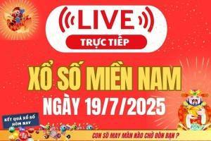 TRỰC TIẾP: Kết quả Xổ số miền Nam hôm nay 19/7/2025 - XSMN 18/7 - XSMN thứ Bảy cập nhật mới nhất