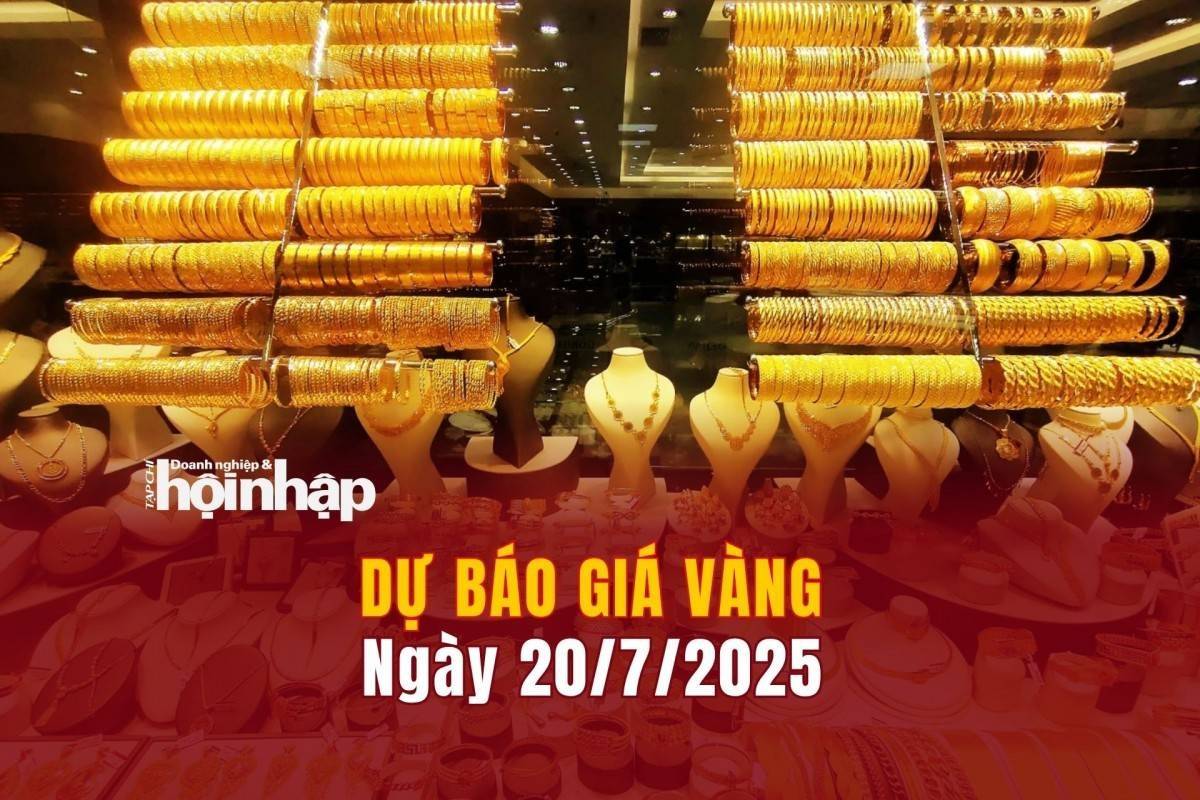 Dự báo giá vàng 20/7: Vàng nhẫn, vàng miếng có xu hướng “quay xe” giảm