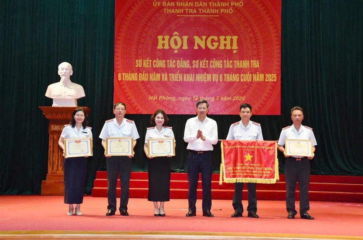 Thanh tra Hải Phòng phát động thi đua đặc biệt, tăng tốc hoàn thành nhiệm vụ 6 tháng cuối năm 2025