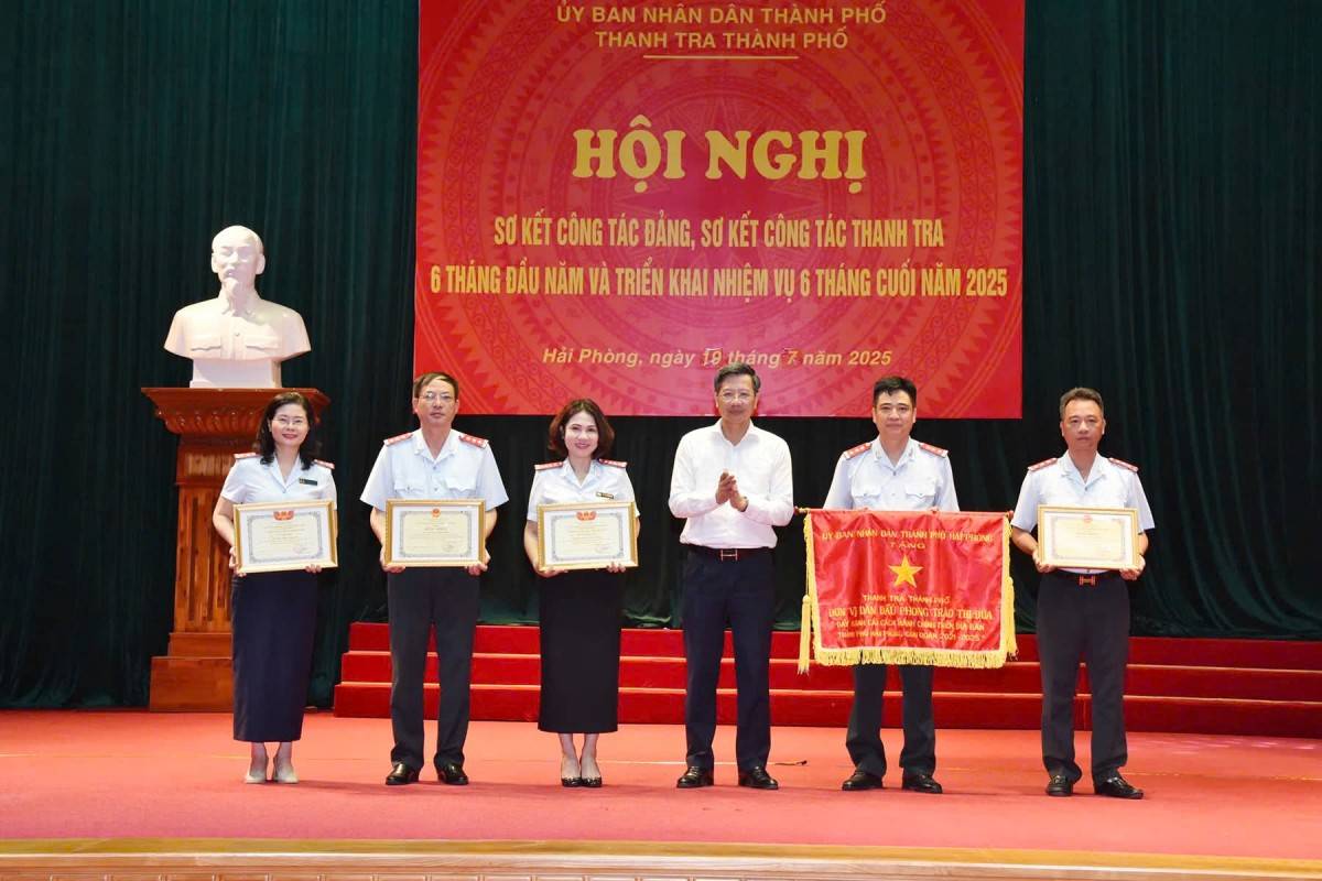 Thanh tra Hải Phòng phát động thi đua đặc biệt, tăng tốc hoàn thành nhiệm vụ 6 tháng cuối năm 2025