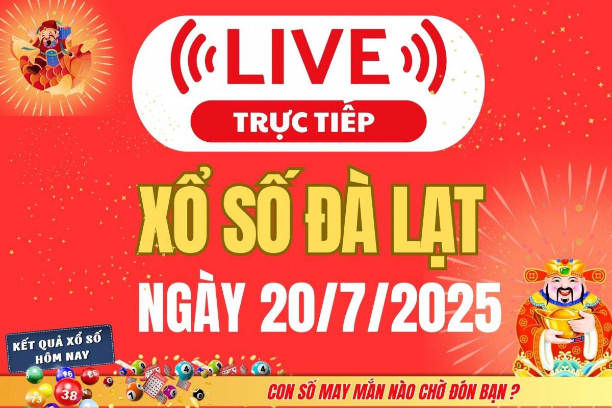 TRỰC TIẾP: Xổ số Đà Lạt hôm nay ngày 13/7/2025 - XSLA 13/7 - Kết quả xổ số Đà Lạt hôm nay