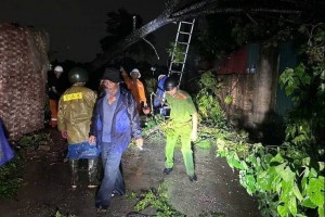 Hà Nội: Trực ban 24/24 giờ ứng phó bão số 3 WIPHA bảo vệ người dân và tài sản