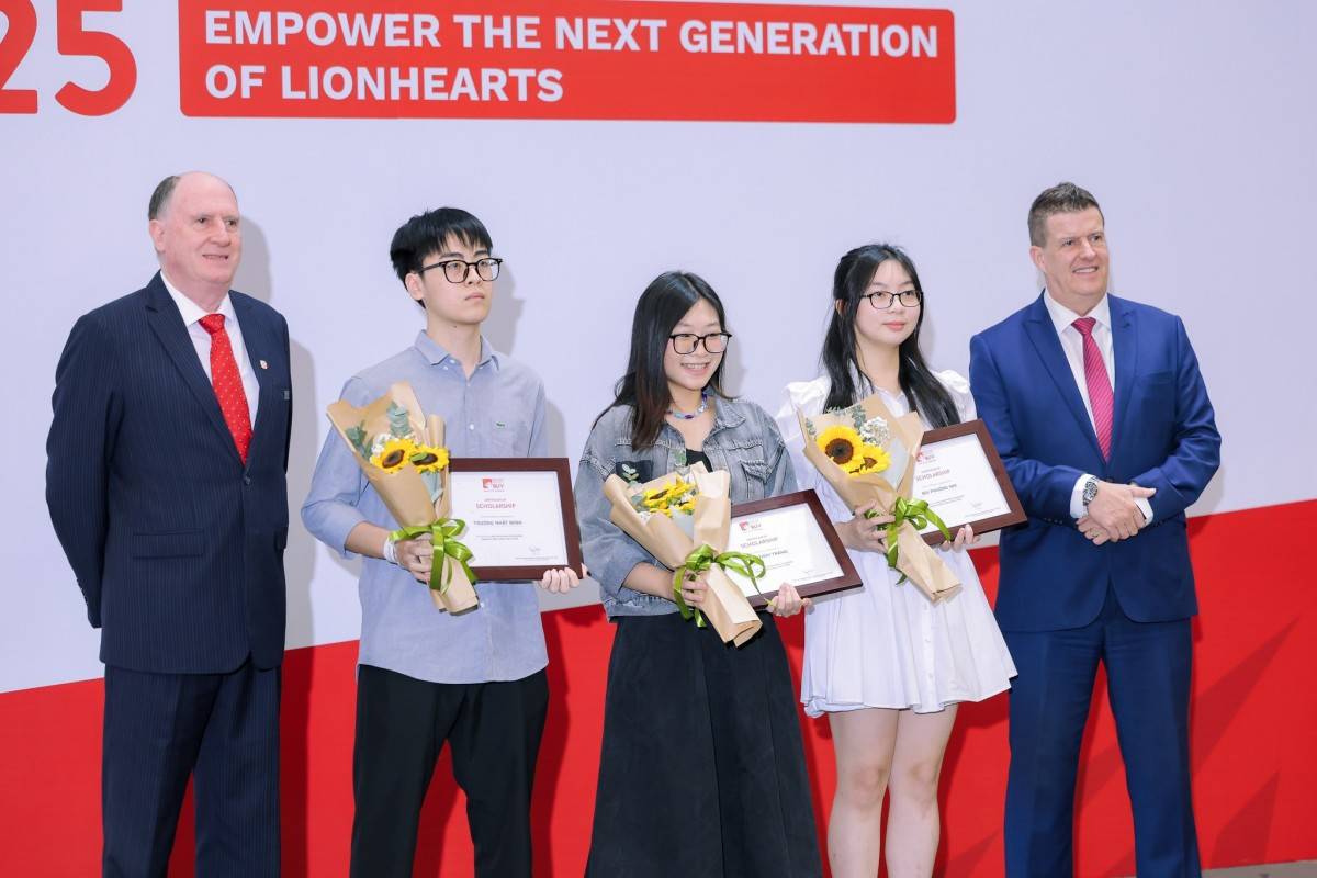 150 suất học bổng được BUV trao cho học sinh THPT Việt Nam năm 2025.
