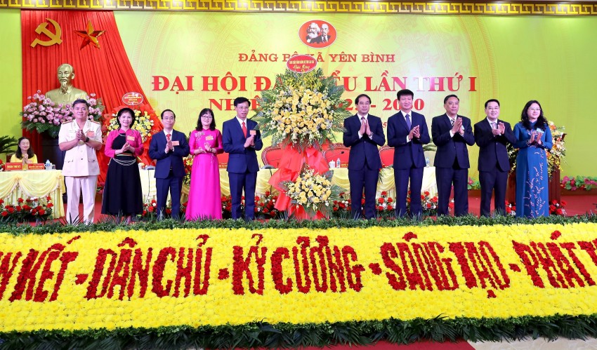 Yên Bình sau hợp nhất: Bứt tốc từ đại hội điểm, hướng đến xã trung tâm sinh thái – công nghiệp sạch Yên Bình sau hợp nhất: Bứt tốc từ đại hội điểm, hướng đến xã trung tâm sinh thái – công nghiệp sạch