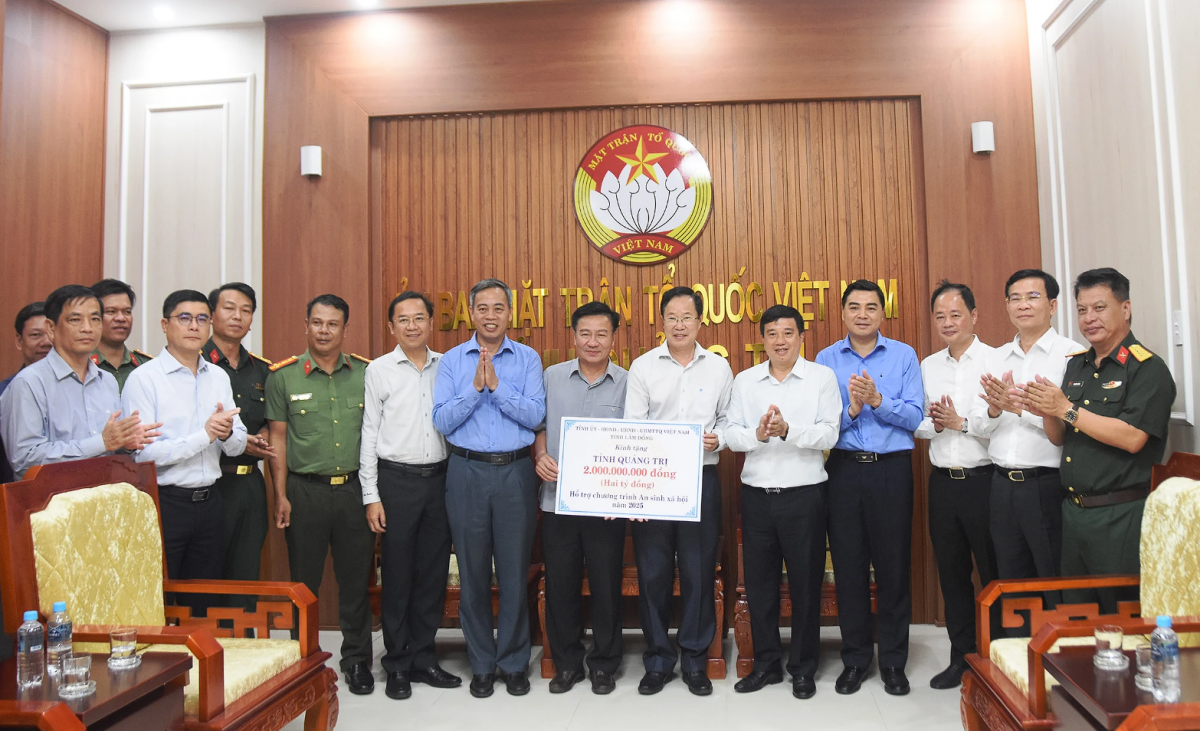 Hành trình tri ân và sẻ chia của tỉnh Lâm Đồng tại