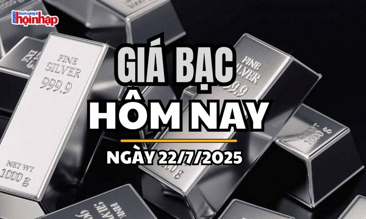 Giá bạc hôm nay 22/7/2025: Giá bạc bật tăng mạnh, vượt mốc 39 USD/ounce