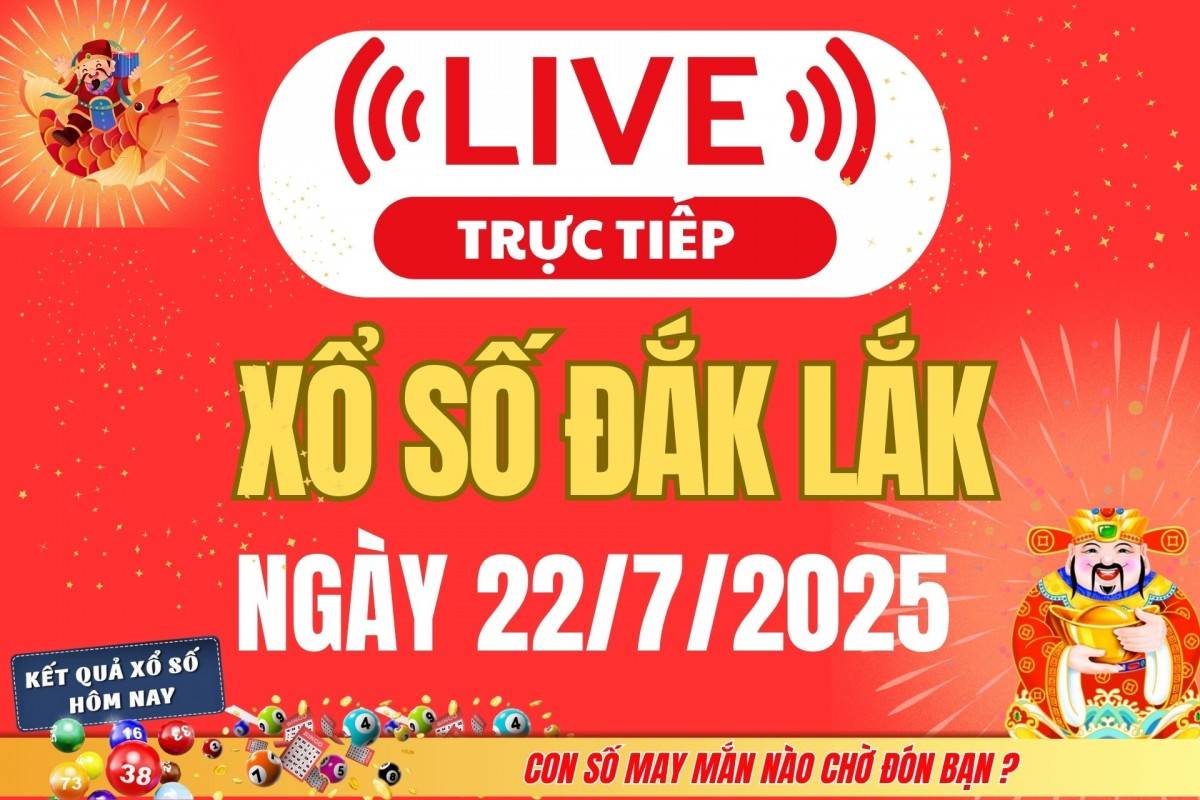 TRỰC TIẾP: Xổ số Đắk Lắk hôm nay ngày 15/7/2025 - XSDLK 15/7 - Kết quả xổ số Đắk Lắk hôm nay TRỰC TIẾP: Xổ số Đắk Lắk hôm nay ngày 15/7/2025 - XSDLK 15/7 - Kết quả xổ số Đắk Lắk hôm nay