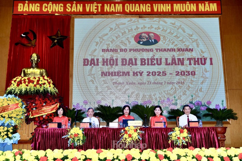 Đại hội đại biểu Đảng bộ phường Thanh Xuân lần thứ I: Nâng cao vai trò lãnh đạo, phát huy sức mạnh toàn dân