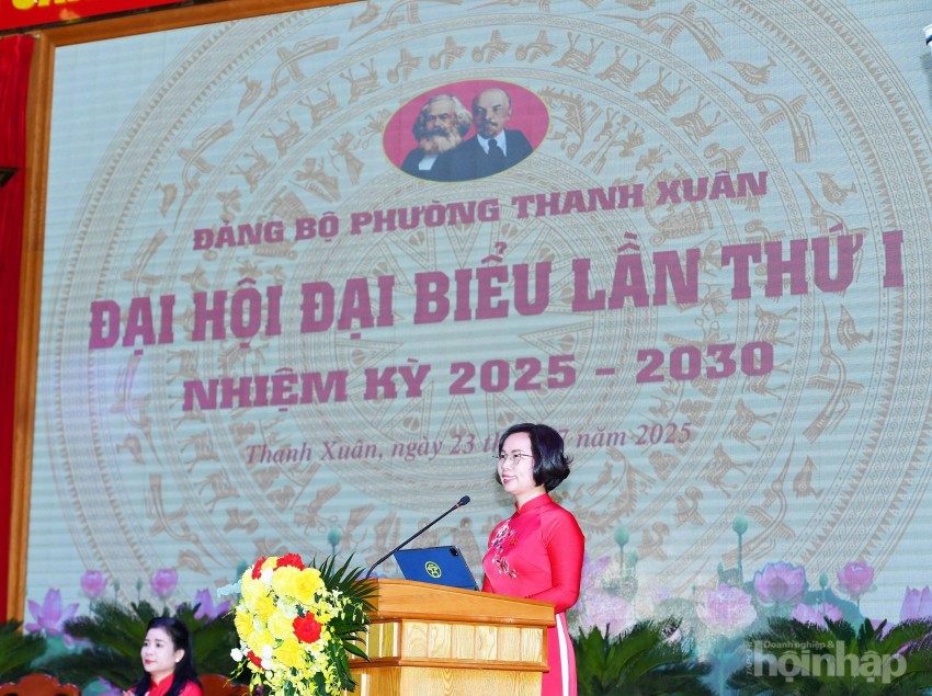 Đại hội đại biểu Đảng bộ phường Thanh Xuân lần thứ I: Nâng cao vai trò lãnh đạo, phát huy sức mạnh toàn dân