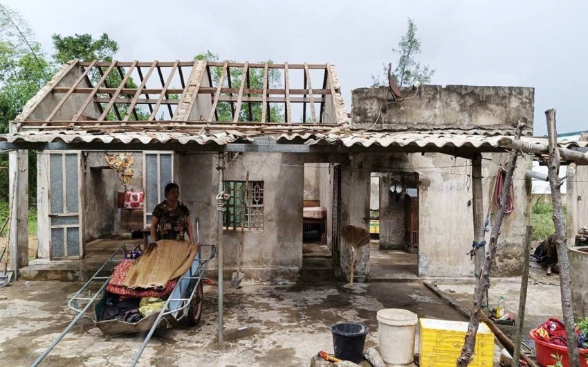 Bão số 3 gây thiệt hại nặng ở Hà Tĩnh: Hơn 200 ngôi nhà bị tốc mái