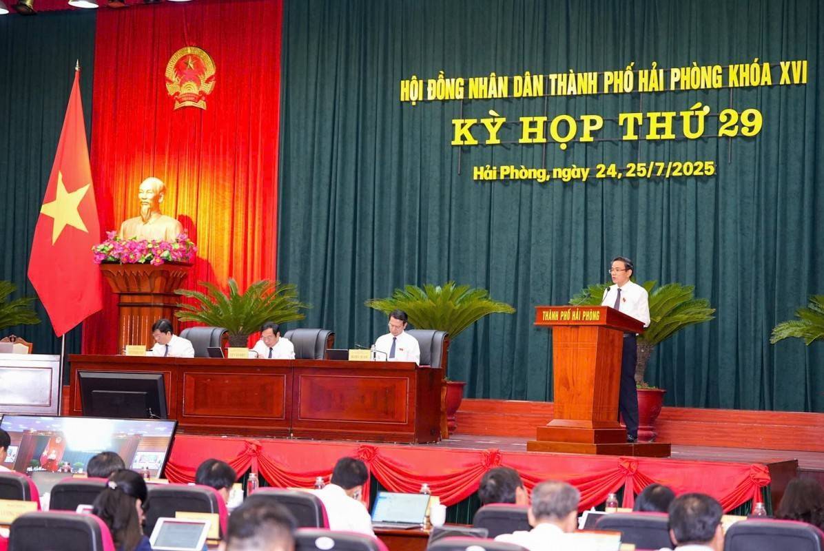 HĐND TP Hải Phòng khai mạc kỳ họp đầu tiên sau hợp nhất với tỉnh Hải Dương