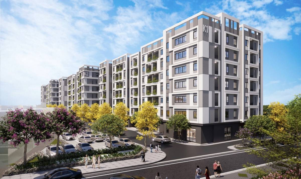 Phối cảnh một công trình nhà ở xã hội tại tỉnh Vĩnh Long. Ảnh: Tập đoàn T&T Group cung cấp