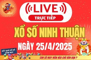 TRỰC TIẾP: Xổ số Ninh Thuận hôm nay ngày 25/7/2025 - XSNT 25/7 - Kết quả xổ số Ninh Thuận hôm nay
