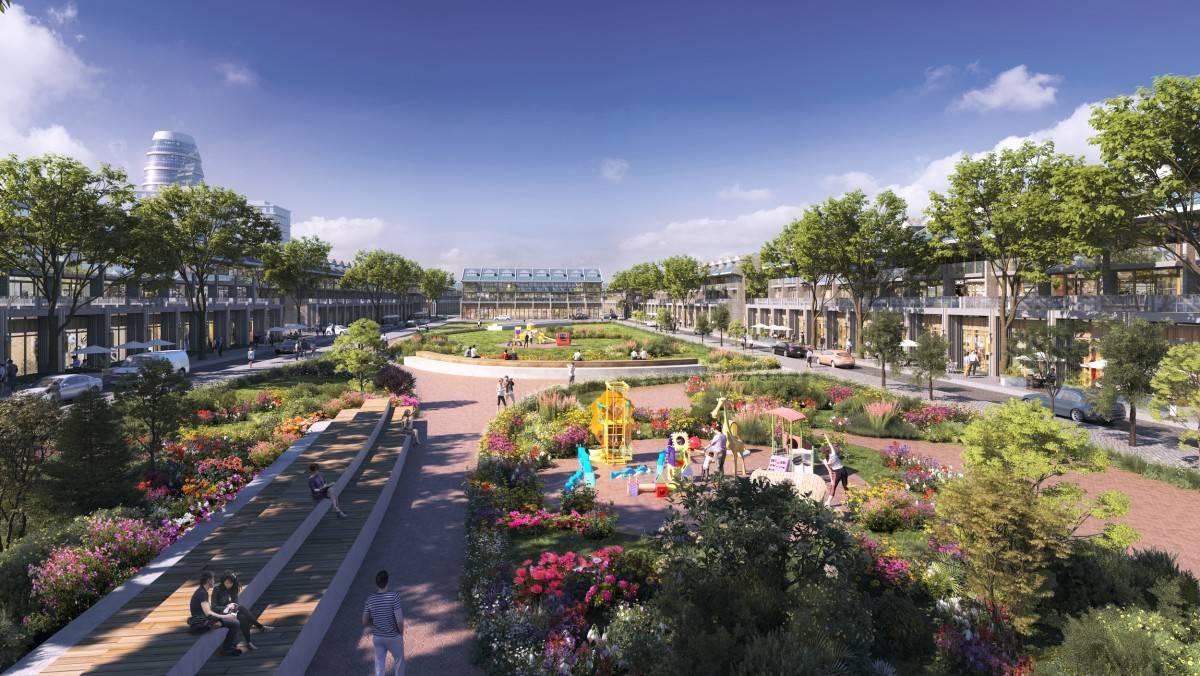 Các sản phẩm bất động sản hưởng lợi từ vị trí đắt giá khu vực phía Bắc Thủ đô. (Ảnh minh họa: Sun Property)