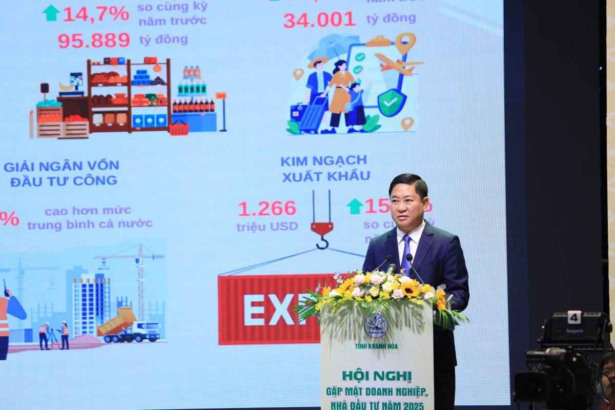 Hội nghị gặp mặt doanh nghiệp, nhà đầu tư tỉnh Khánh Hòa năm 2025: Khẳng định vị thế - tư duy mới, hành động mới