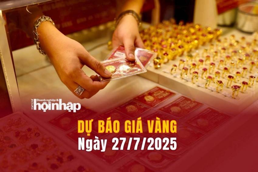 Dự báo giá vàng 27/7: Vàng trong nước và thế giới tiếp đà "tuột dốc"