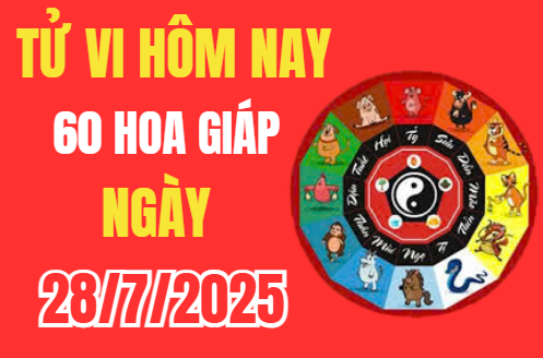 Tử vi 12 con giáp hôm nay ngày 28/7/2025: Tuổi nào được cát tinh chiếu mệnh, Thần tài gõ cửa may mắn, tài lộc?