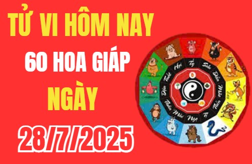 Tử vi 12 con giáp hôm nay ngày 28/7/2025: Tuổi nào được cát tinh chiếu mệnh, Thần tài gõ cửa may mắn, tài lộc?