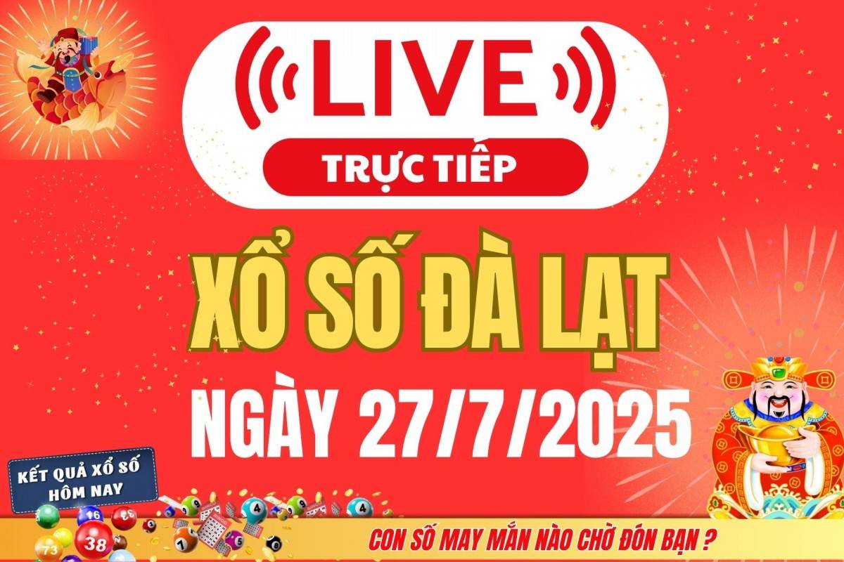 TRỰC TIẾP: Xổ số Đà Lạt hôm nay ngày 20/7/2025 - XSLA 20/7 - Kết quả xổ số Đà Lạt hôm nay TRỰC TIẾP: Xổ số Đà Lạt hôm nay ngày 20/7/2025 - XSLA 20/7 - Kết quả xổ số Đà Lạt hôm nay