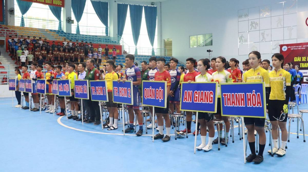 Các đoàn tham gia Giải vô địch xe đạp đường trường và địa hình quốc gia lần thứ 39 năm 2025