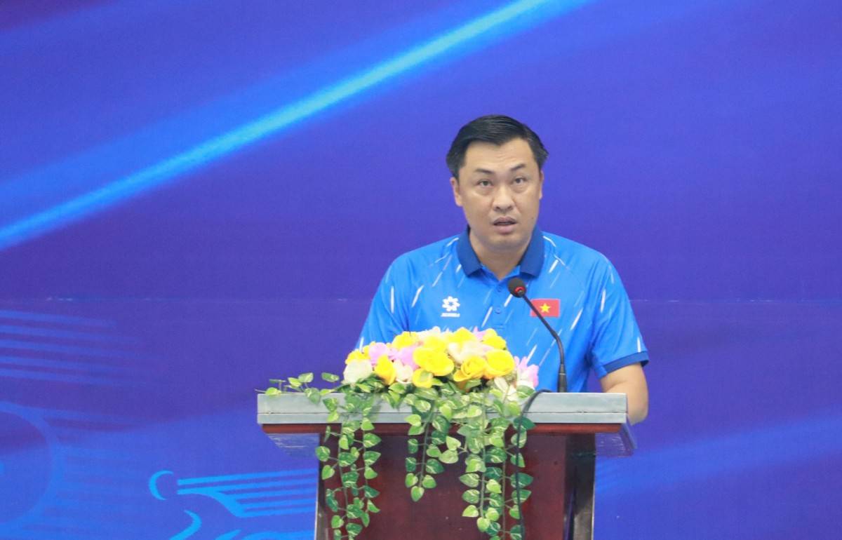 Phó Giám đốc Sở Văn hóa và Thể thao TP.Hồ Chí Minh Cao Văn Chóng phát biểu khai mạc