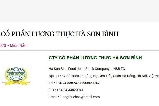 Lương thực Hà Sơn Bình, Lũng Lô 3.1 bị bêu tên vì nợ thuế hàng chục tỷ đồng