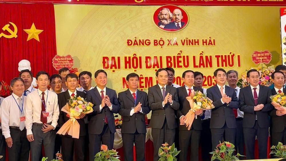 Đại hội Đảng bộ xã Vĩnh Hải (Khánh Hòa) lần thứ I, nhiệm kỳ 2025–2030