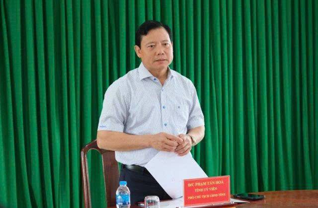 Phó Chủ tịch UBND tỉnh Tây Ninh Phạm Tấn Hòa