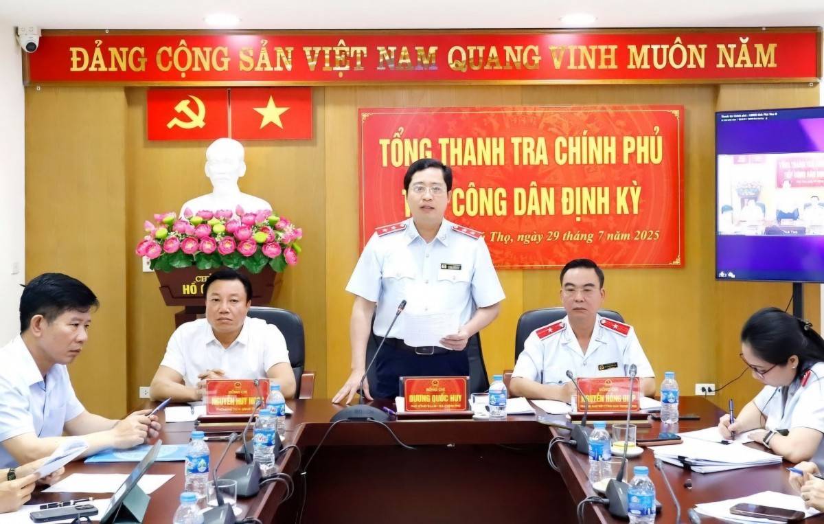 Thanh tra Chính phủ lần đầu triển khai tiếp công dân trực tuyến tại Phú Thọ