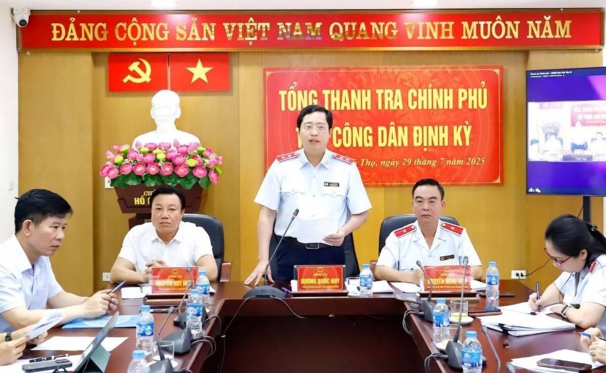 Thanh tra Chính phủ lần đầu triển khai tiếp công dân trực tuyến tại Phú Thọ