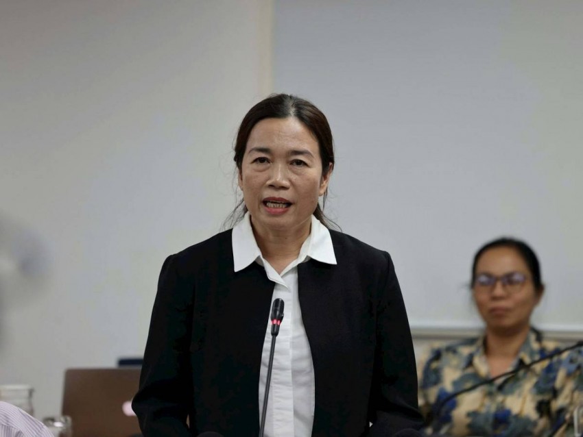 Bà Nguyễn Ngọc Hằng, Phó Giám đốc Sở Nội vụ TP.HCM, chia sẻ trong cuộc họp báo. Ảnh: Trung tâm Báo chí