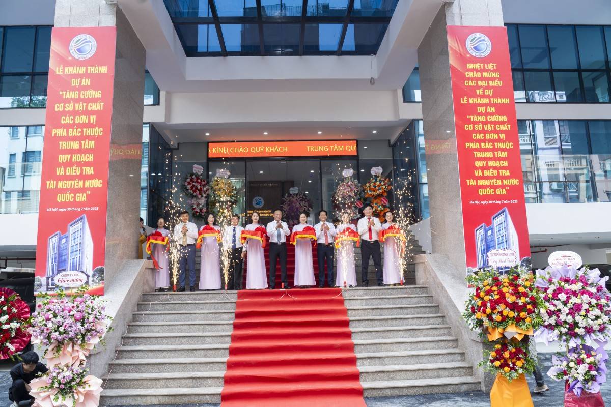 Trụ sở miền Bắc của Trung tâm Tài nguyên nước chính thức đi vào hoạt động