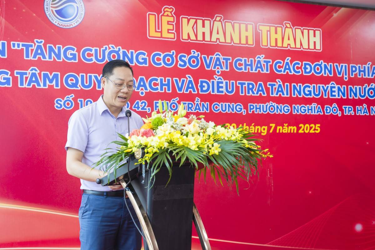 Trụ sở miền Bắc của Trung tâm Tài nguyên nước chính thức đi vào hoạt động