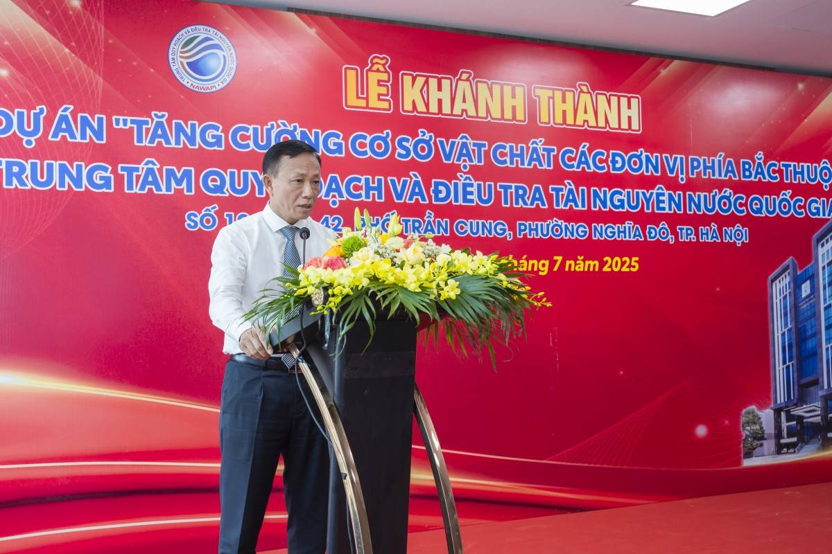 Trụ sở miền Bắc của Trung tâm Tài nguyên nước chính thức đi vào hoạt động