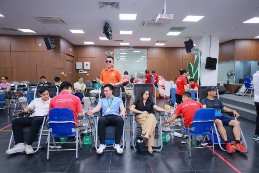 286 đơn vị máu được tiếp nhận tại ngày hiến máu tình nguyện 2025 của Herbalife Việt Nam