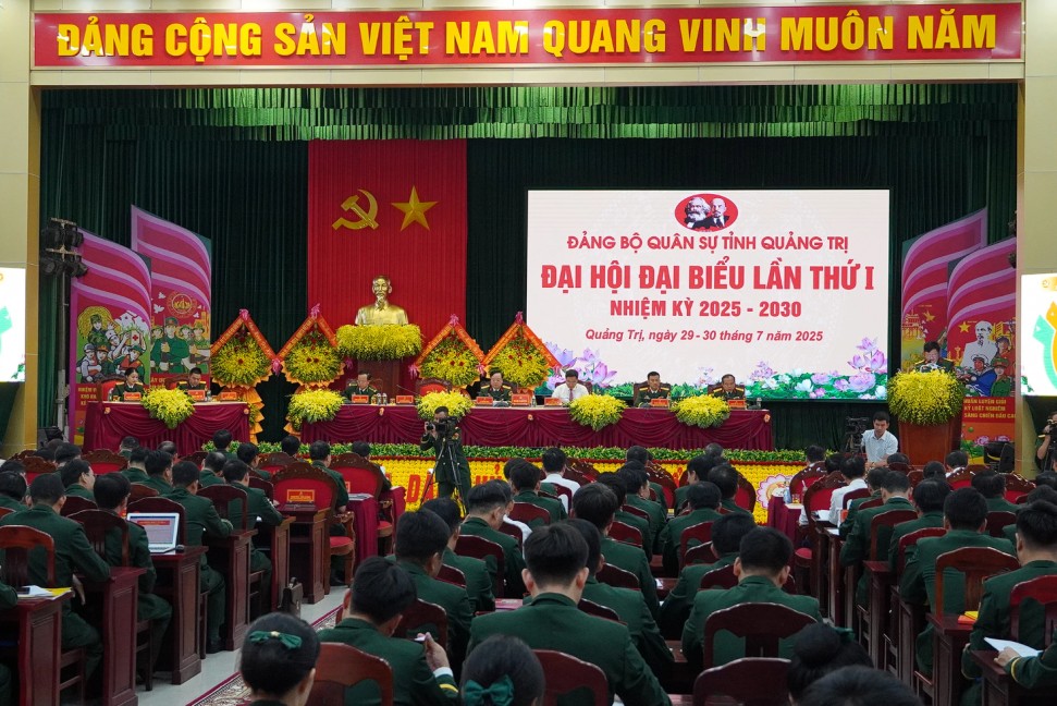 Quảng Trị tổ chức Đại hội Đảng bộ Quân sự tỉnh lần thứ nhất sau sáp nhập