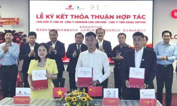 Cảng quốc tế Long An ký kết hợp tác chiến lược với đối tác Trung Quốc