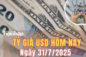 Tỷ giá USD hôm nay 31/7/2025: Đồng USD tiếp đà tăng mạnh