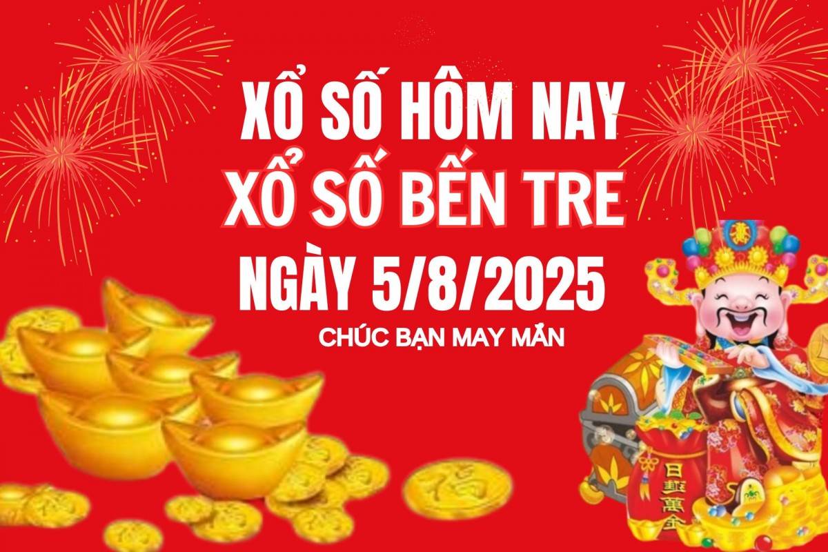 XSBT 29/7, Kết quả xổ số Bến Tre hôm nay 29/7/2025, Trực tiếp XSBT ngày 29 tháng 7