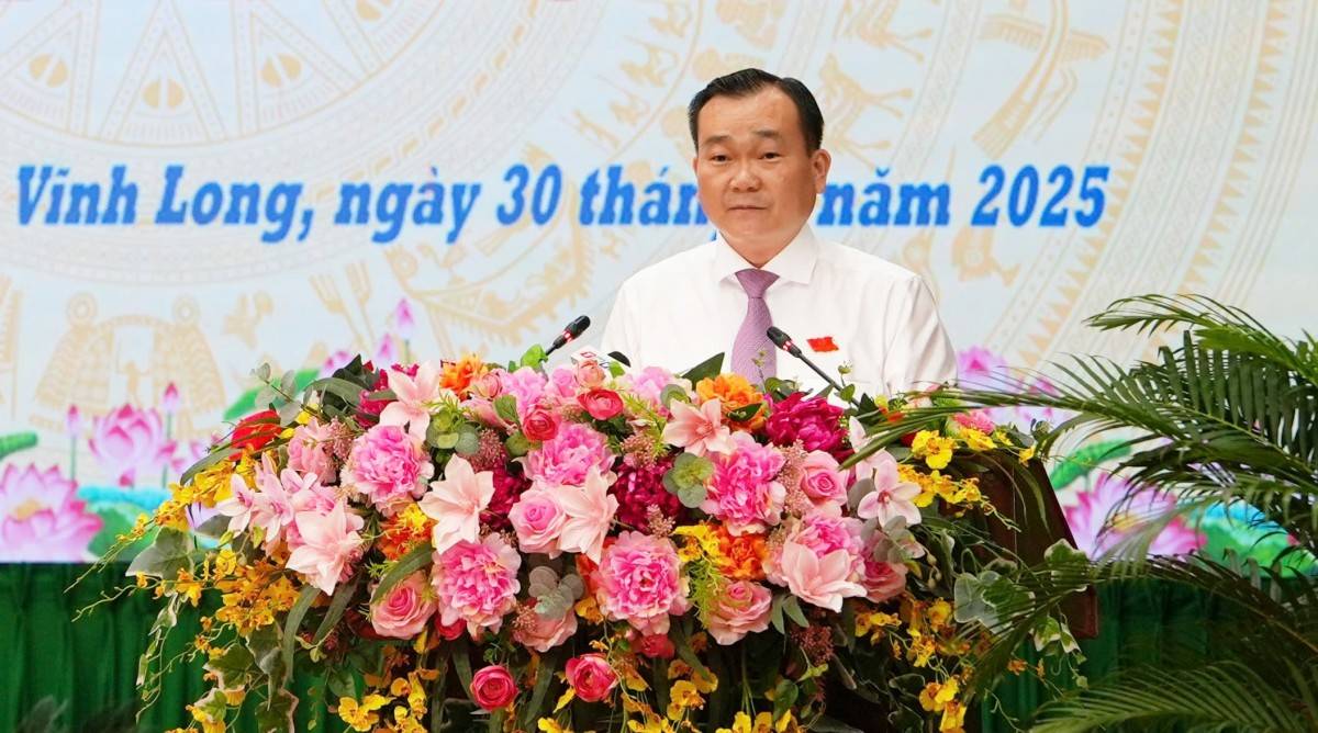 Ông Nguyễn Minh Dũng – Phó Bí thư Tỉnh ủy, Chủ tịch HĐND tỉnh phát biểu bế mạc kỳ họp