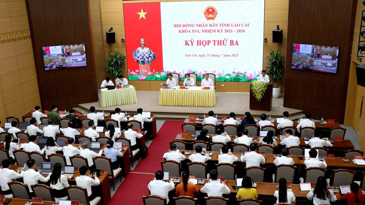 Khai mạc Kỳ họp thứ 3, Hội đồng nhân dân tỉnh Lào Cai khóa XVI