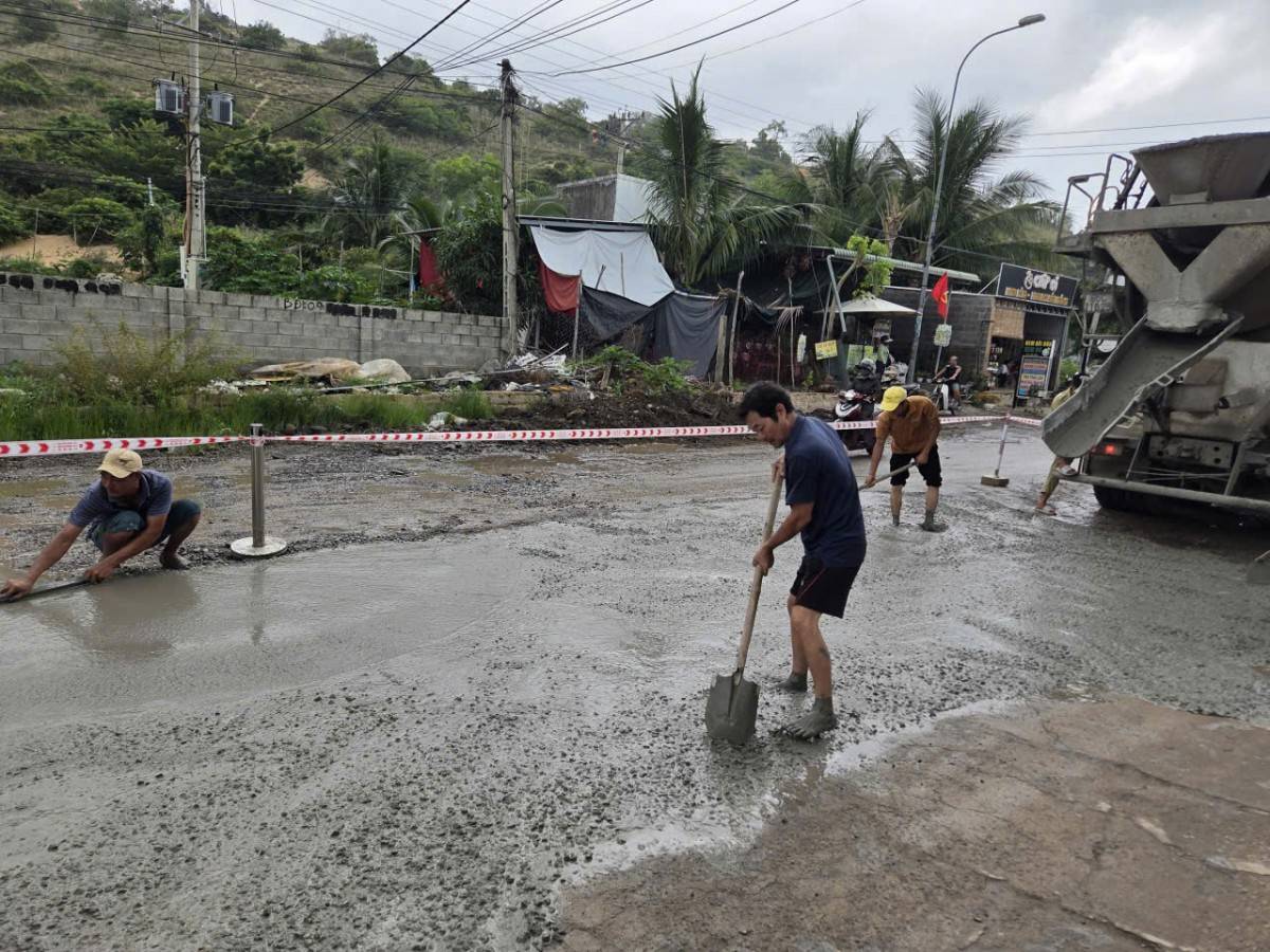 Lâm Đồng: Phường Mũi Né - Khẩn trương thi công tuyến đường Huỳnh Thúc Kháng đón du lịch