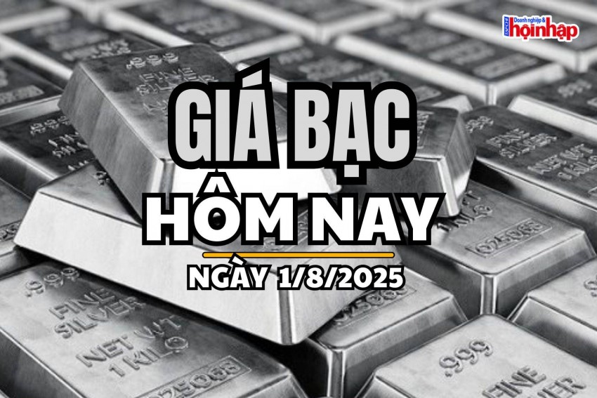 Giá bạc hôm nay 1/8/2025: Giá bạc tiếp tục giảm mạnh Giá bạc hôm nay 1/8/2025: Giá bạc tiếp tục giảm mạnh