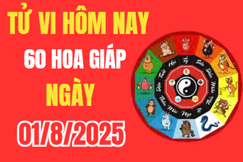 Tử vi 12 con giáp hôm nay ngày 01/8/2025 Tuổi nào được Quý nhân xuất hiện, công danh – tài lộc song hành?